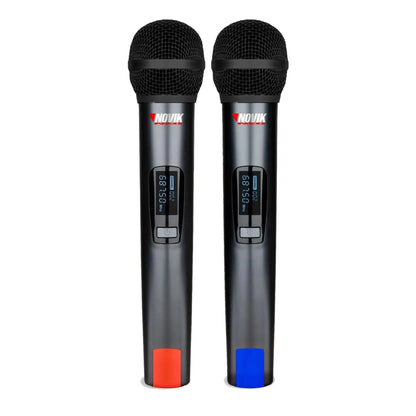 Micrófono Inalámbrico Mano Doble Novik UNK-330