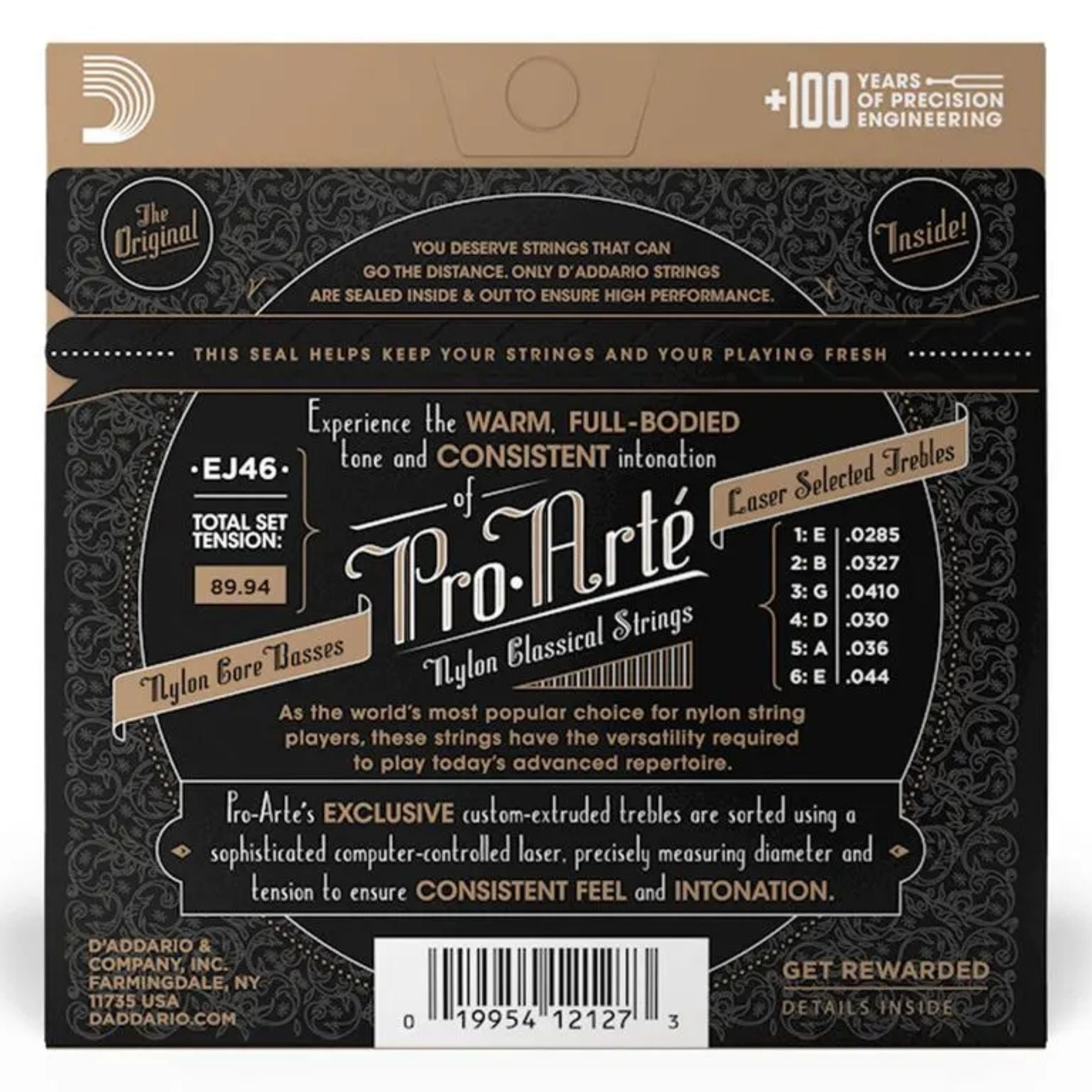 Set de Cuerdas Guitarra Clásica D"Addario EJ46