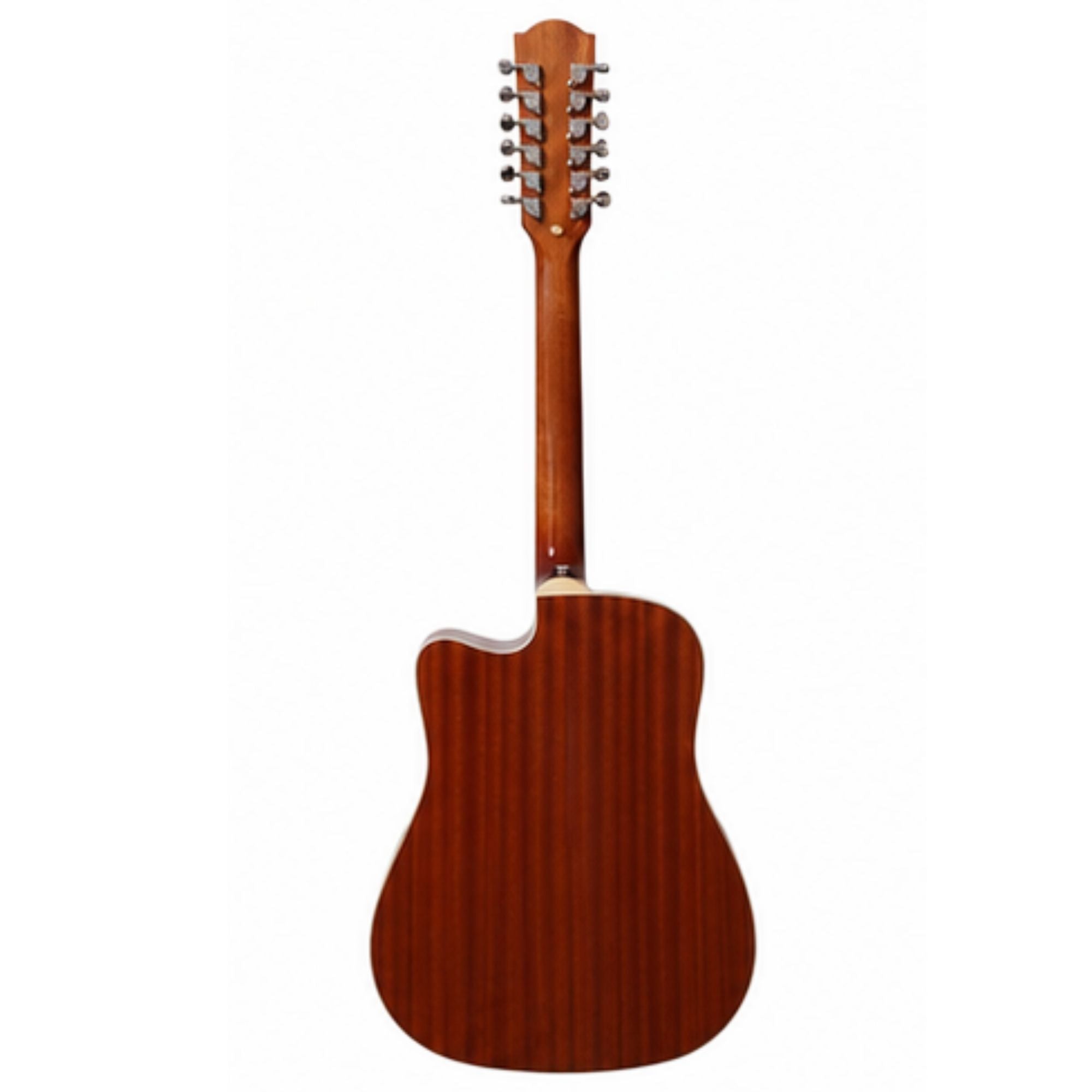 Guitarra E/A 12C C/Funda Accacia AF448CE-12