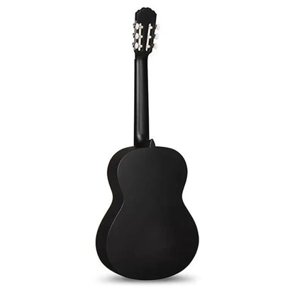 Guitarra Clásica 1C Black Satin + Funda 4/4 10 Mm Alhambra