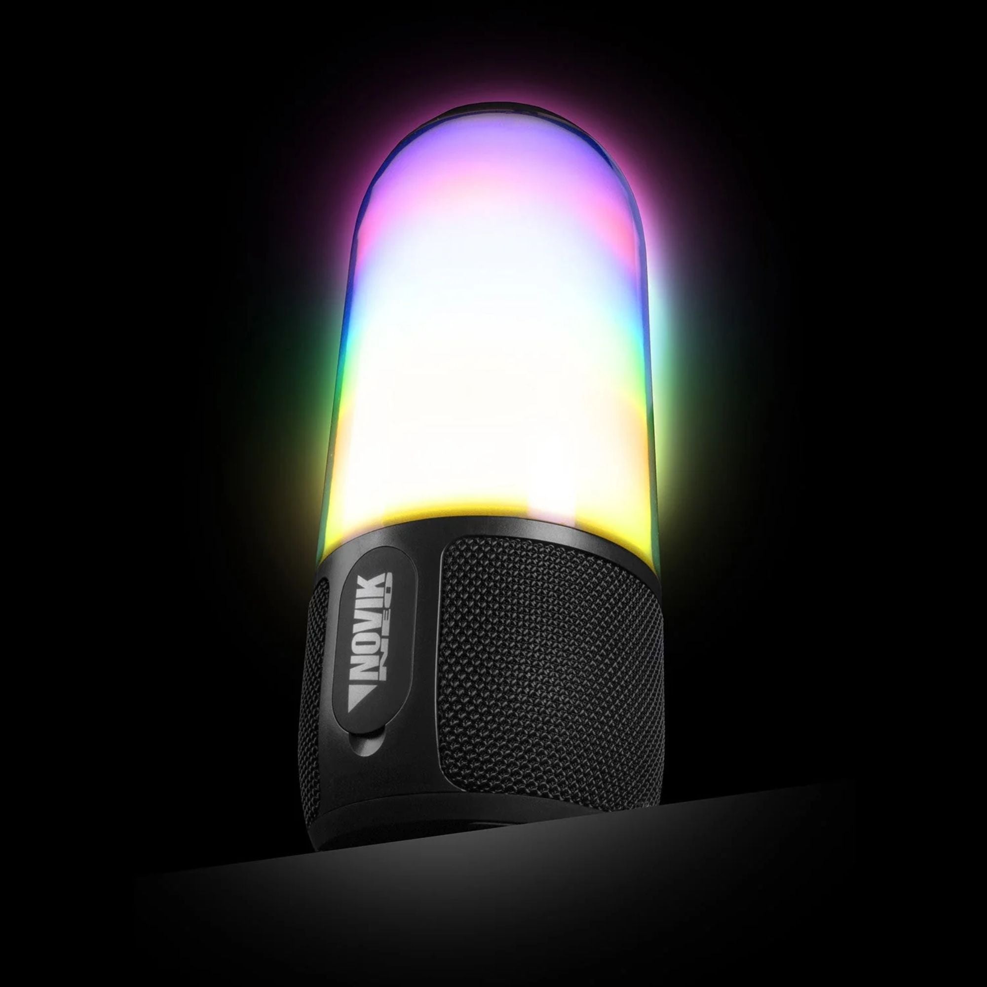Parlante Multicolor Portatil BT Novik LightShow