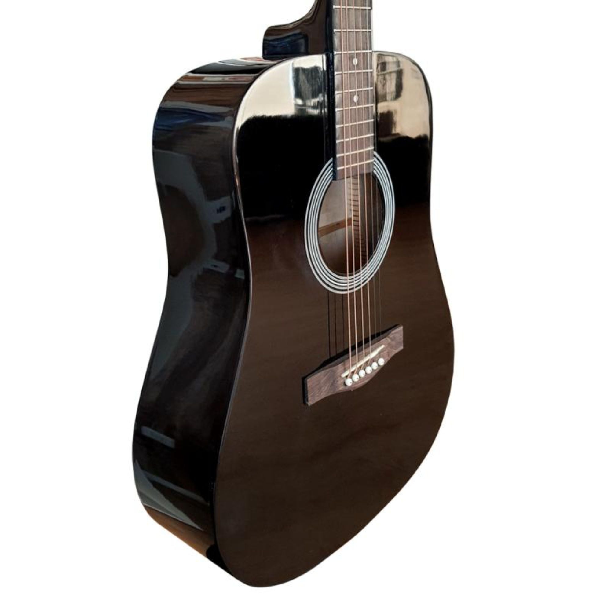 Guitarra E/A Folk Accacia AF229EQ BK