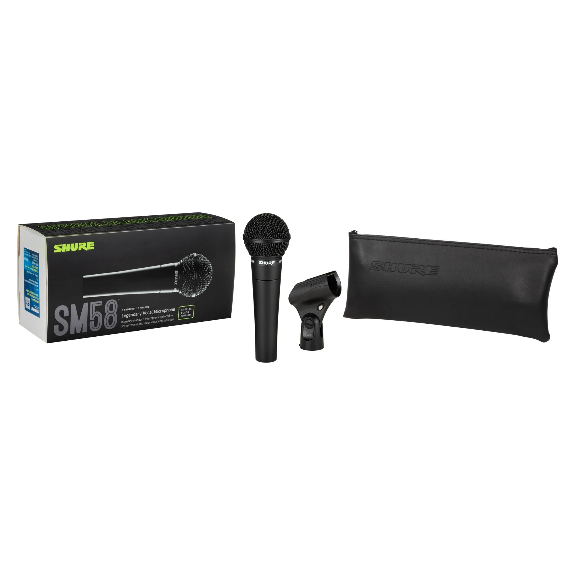 Microfono Dinamico SM58 BK Edicion Especial