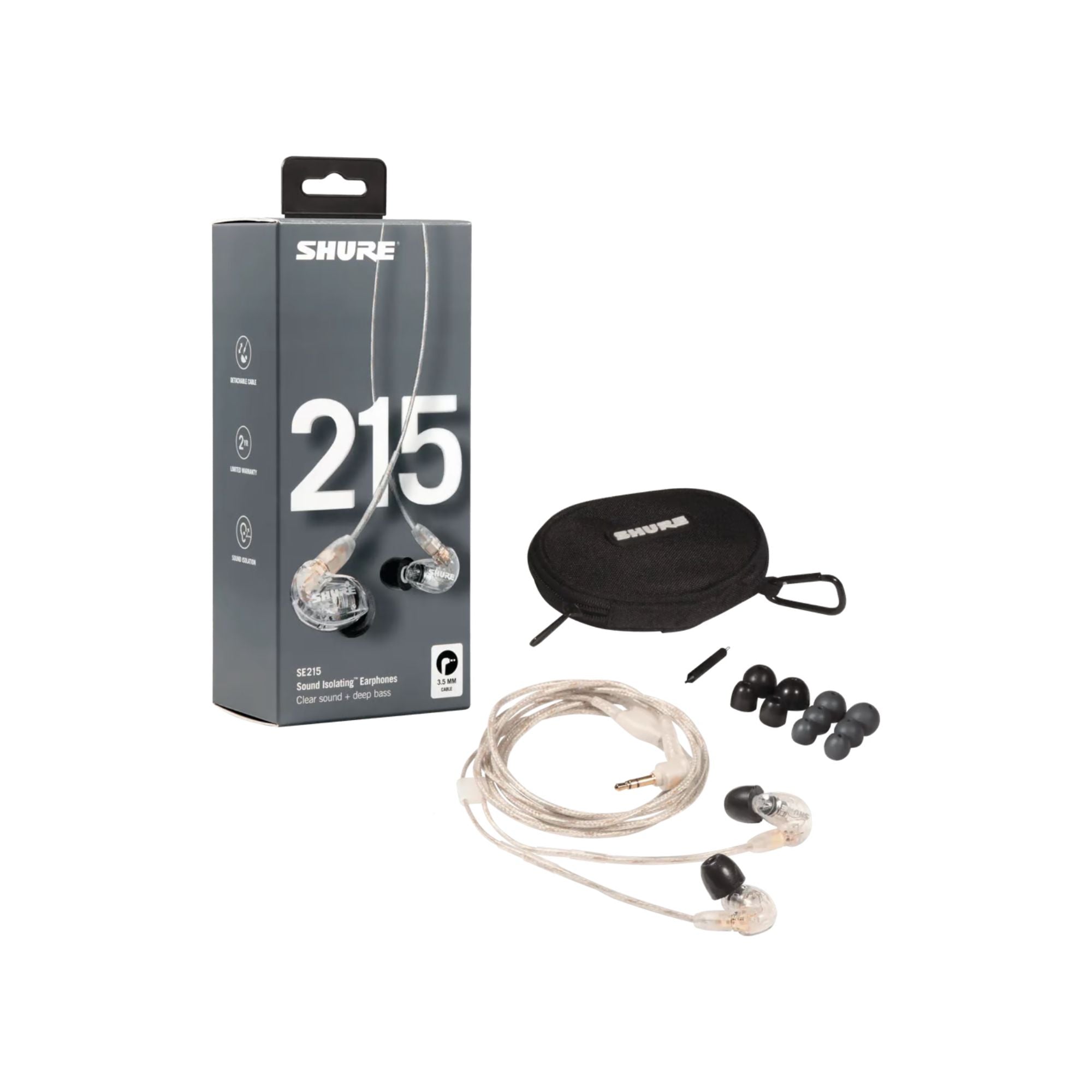 Audífonos In Ear Profesional Shure SE-215 CL