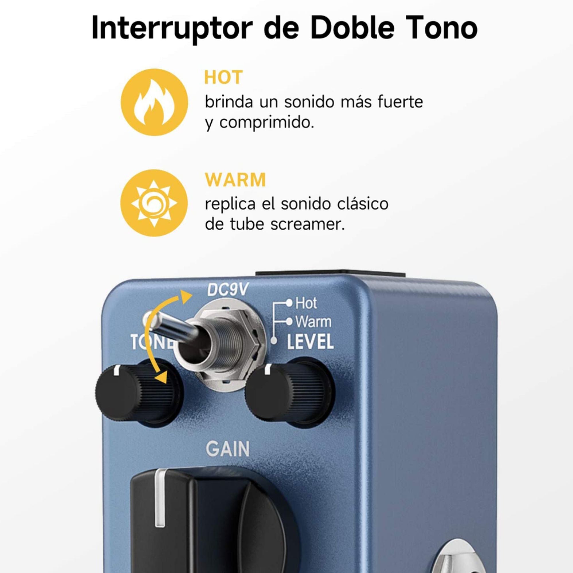 Pedal Efecto Donner Overdrive Blues Drive