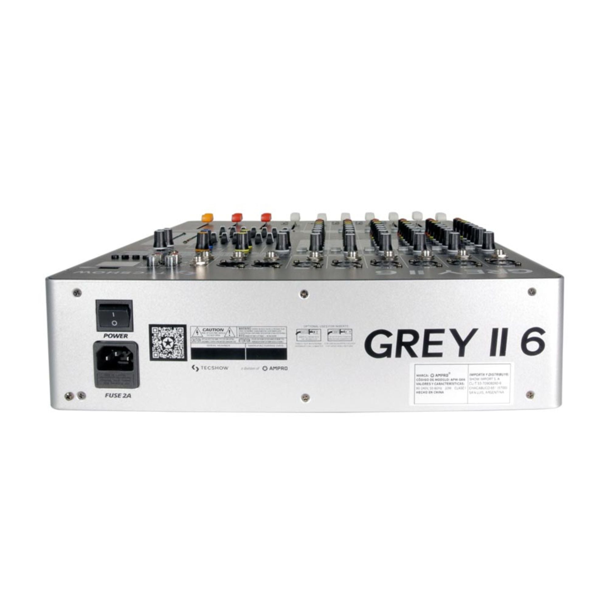 Mixer 6 Canales Tecshow GREY II 6