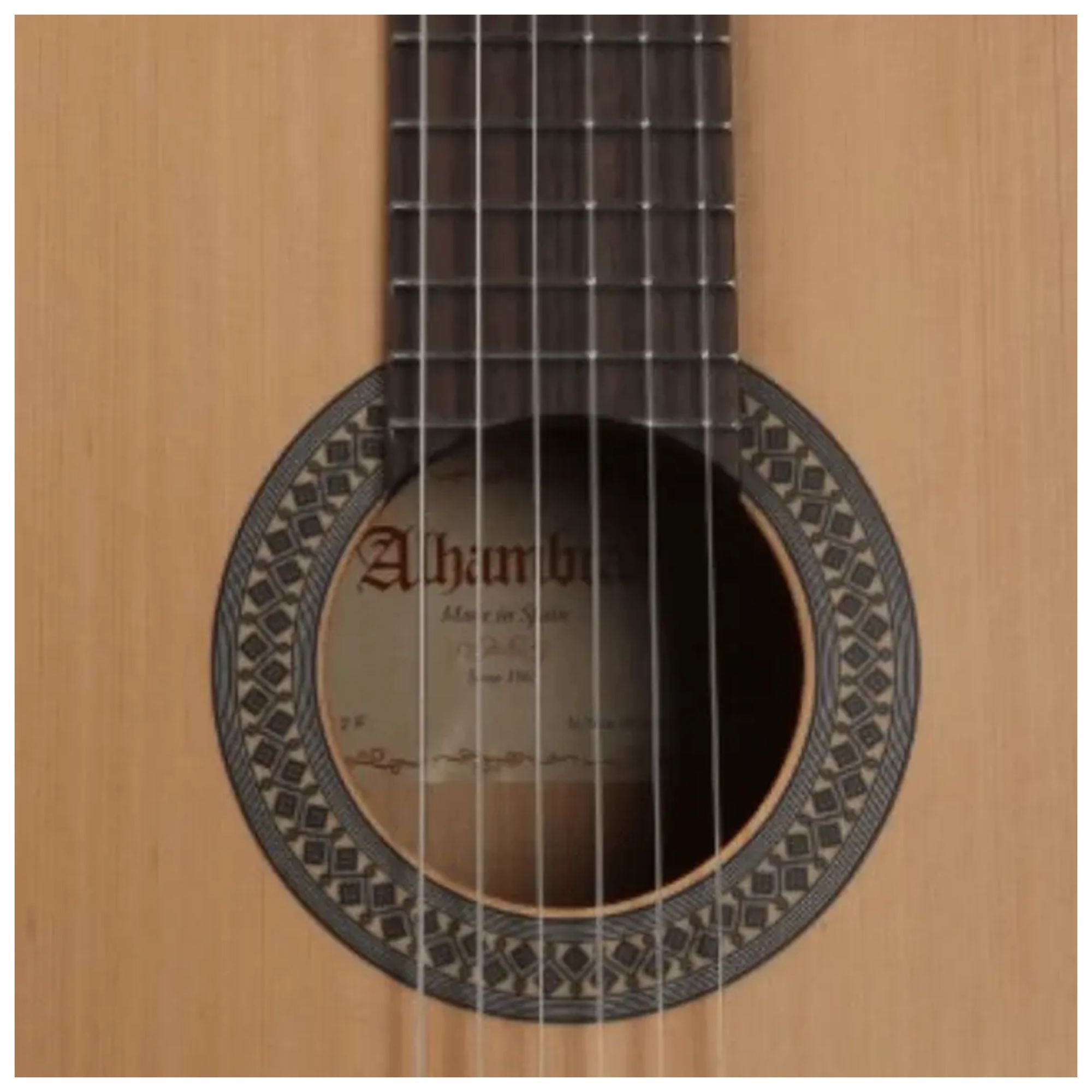 Guitarra Clásica 2F C/Golpeador+Funda 4/4 10 Mm Alhambra