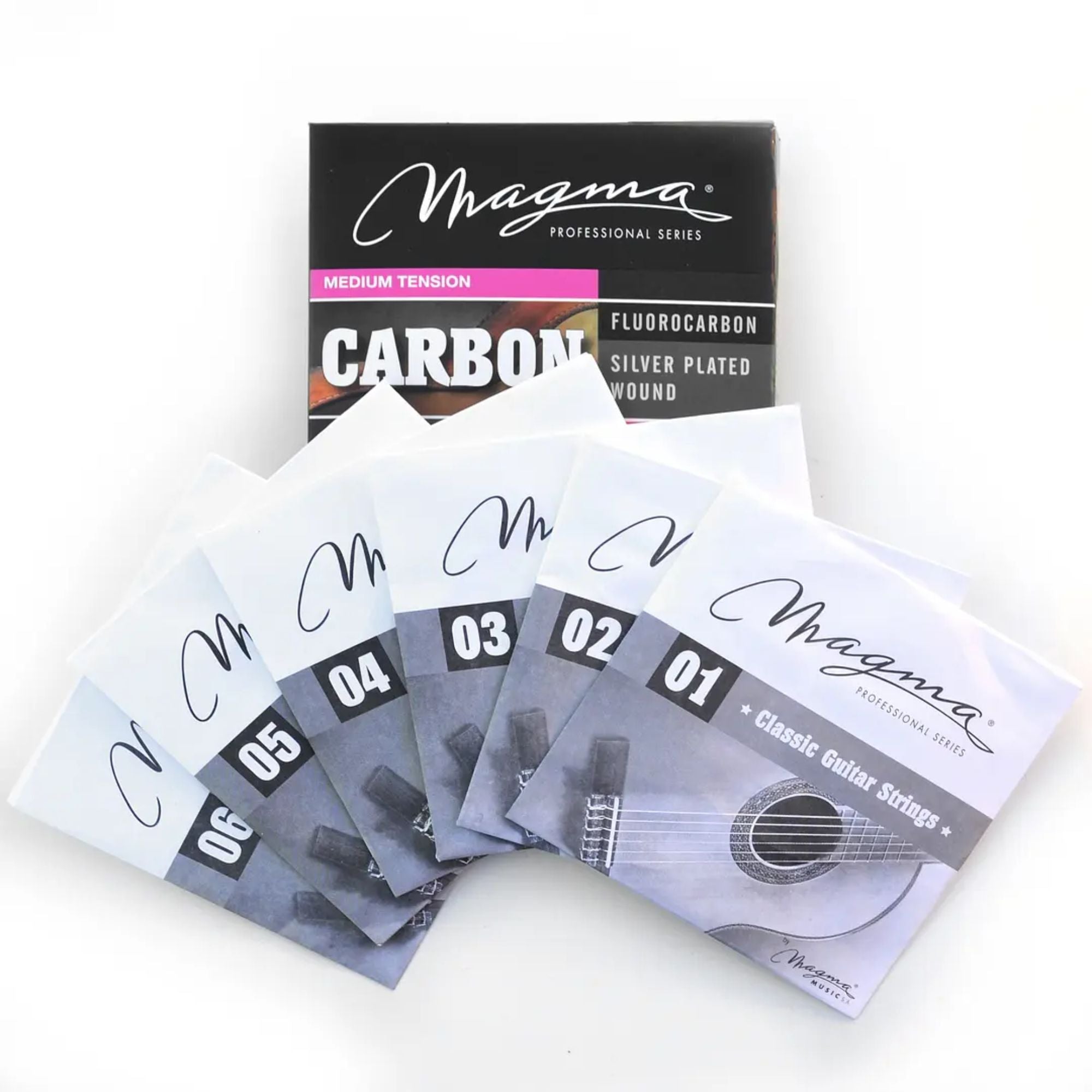 Set de Cuerdas Guitarra Clásica Magma GC110C Carbono
