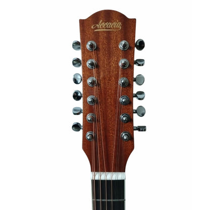 Guitarra E/A 12C C/Funda Accacia AF448CE-12