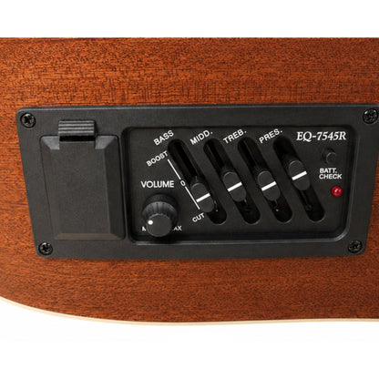 Guitarra E/A 12C C/Funda Accacia AF448CE-12