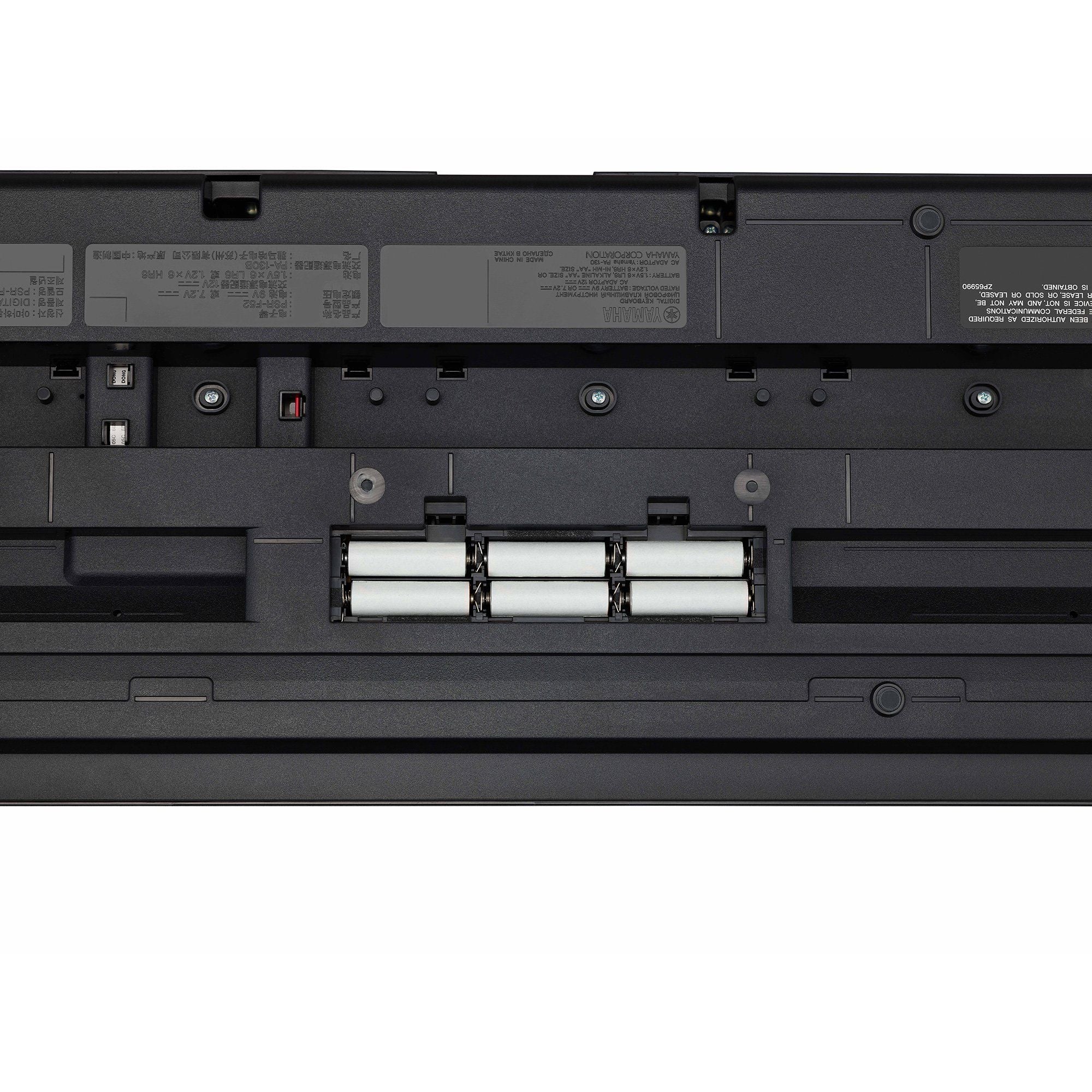 Teclado Yamaha PSR F-52 c/transformador