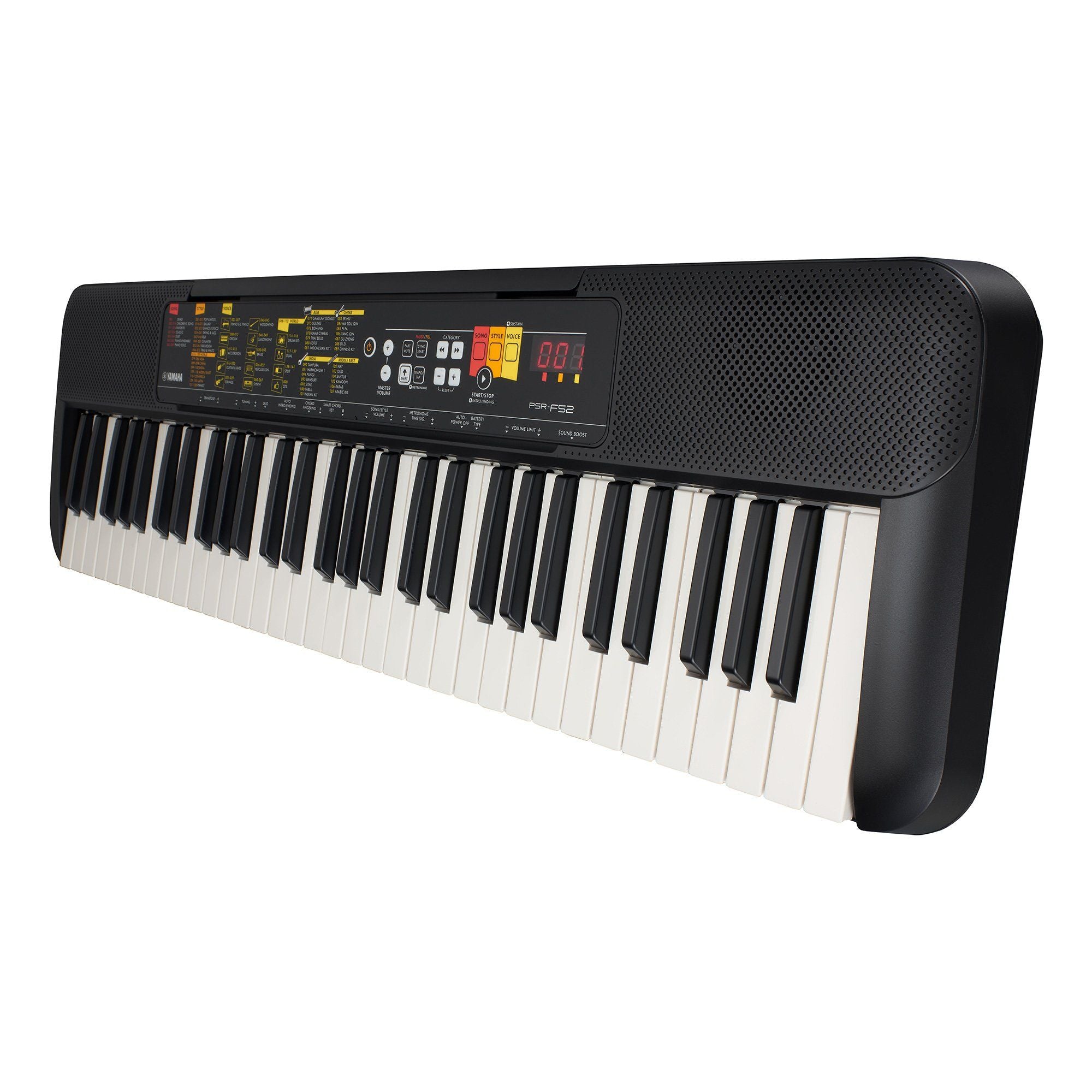 Teclado Yamaha PSR F-52 c/transformador