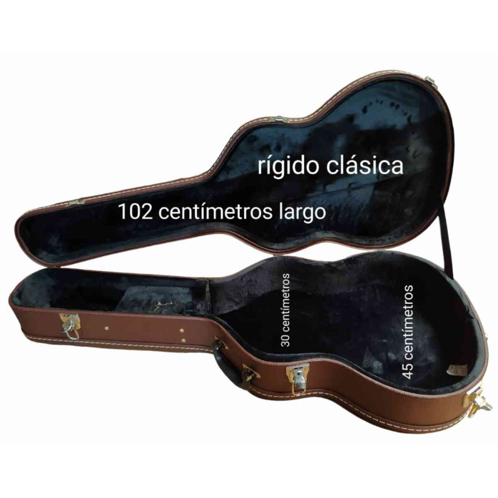 Case Guitarra Clásica GCR HARD BROWN 39" - Imagen 3